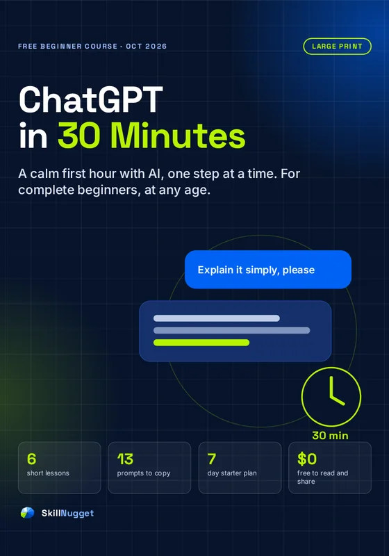 Cover of ChatGPT in 30 Minutes