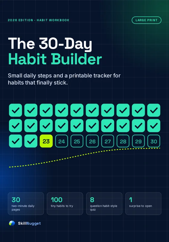 Cover of The 30-Day Habit Builder