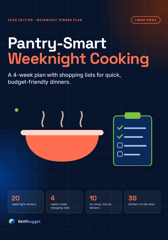 Cover of Pantry-Smart Weeknight Cooking