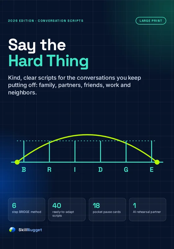Cover of Say the Hard Thing